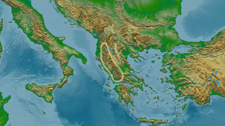 zoom-into-pindus-mountain-range-glowed-colored-physical-map_rvm3pew4l ...