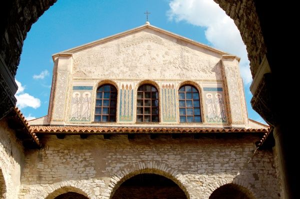 Byzantine Art. Croatia. Euphrasian Basilica. Byzantine church built in the sixth century