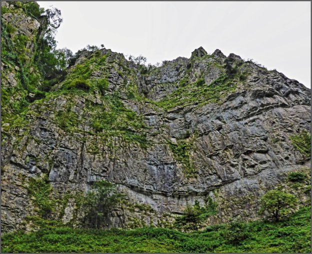 Cliff Road, Cheddar Gorge, Cheddar, Somerset, England UK