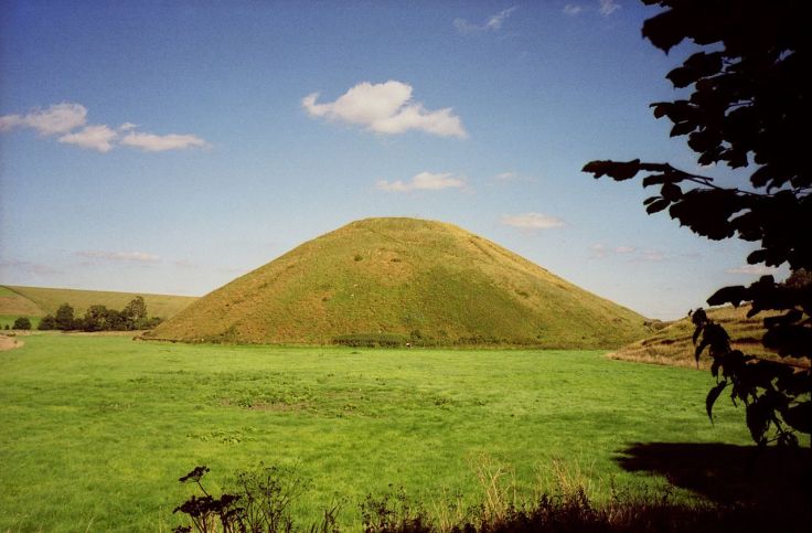 The Neolithic site of Silbury Hill in Wiltshire, southern England